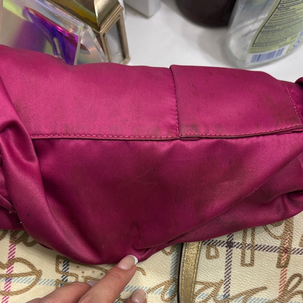 Coach Y2K Gold and Tan Graphic Tote Bag - Picture 14 of 16